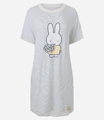 Camisola em Viscose com Manga Curta e Estampa Miffy