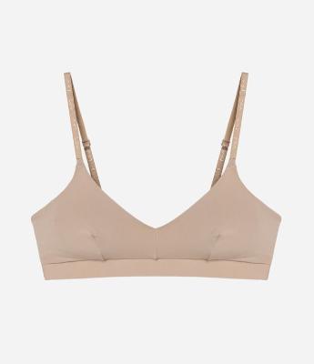 Sutiã Top em Microfibra sem Bojo e sem Aro