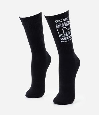 Meia Cano Longo Individual Algodão Personagem Licenciado Records New York City