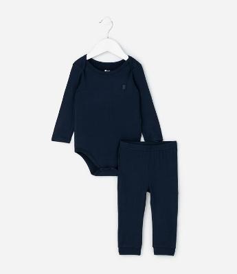Conjunto Infantil Térmico Body e Calça – Tam 0 a 18 Meses