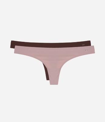 Kit 02 Calcinhas Biquíni Fio em Microfibra