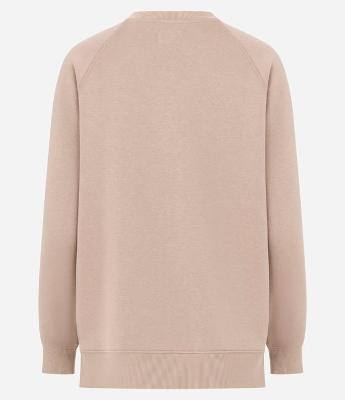 Blusa Regular em Moletom com Lettering Offline