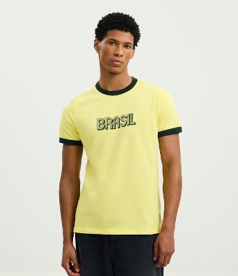 Camiseta Bordado Brasil