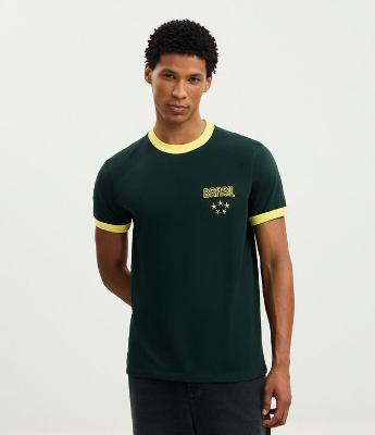 Camiseta Bordado Brasil