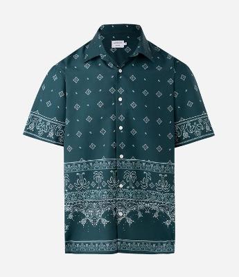 Camisa Comfort em Liocel com Estampa Paisley