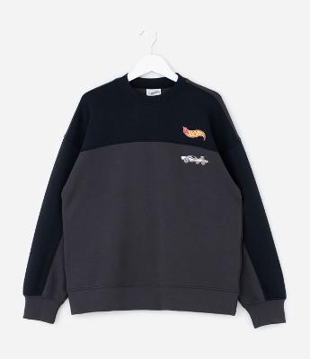 Casaco Infantil Boxy em Tech Fleece com Estampa Hot Wheels – Tam 4 a 12 Anos