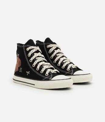 Tênis Infantil Abotinado com Estampa Capivara – Tam 28 a 34