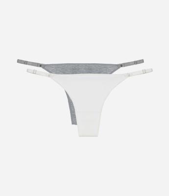 Kit 02 Calcinhas String Fio com Laterais Finas