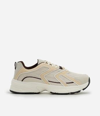 Tênis Jogging em PU com Solado Robusto