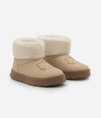 Bota Infantil com Bordado Hello Kitty – Tam 29 a 36