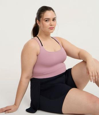 Top Esportivo com Tecnologia Dry e Alças Cruzadas Curve & Plus Size