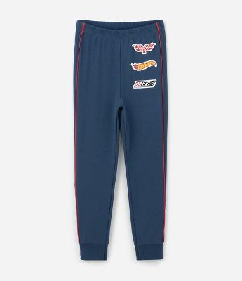 Pijama Infantil Estilo Uniforme Hot Wheels – Tam 3 a 10 Anos