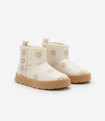 Bota Infantil Comfy com Estampa Floral – Tam 29 a 36