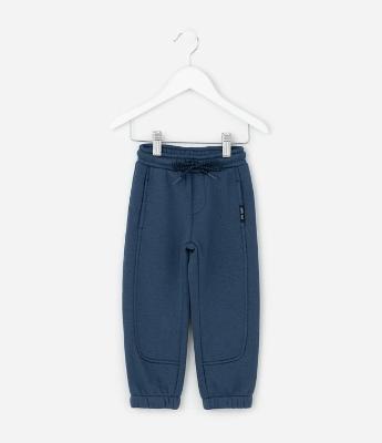 Calça Infantil em Moletom com Forro e Bolso Embutido- Tam 1 a 6 Anos
