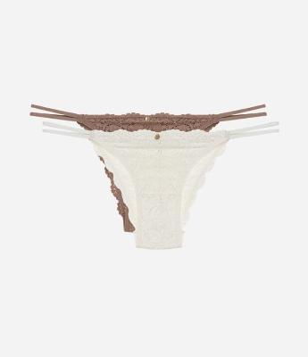Kit 02 Calcinhas String em Renda Floral