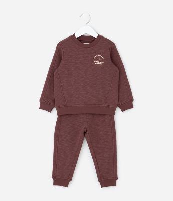 Conjunto Infantil com Recortes Matelassados – Tam 1 a 5/6 Anos