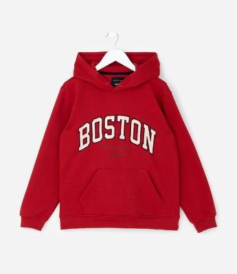 Casaco Infantil com Bordado Boston – Tam 5 a 14 Anos