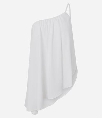 Blusa Assimétrica Ombro Único em Viscose