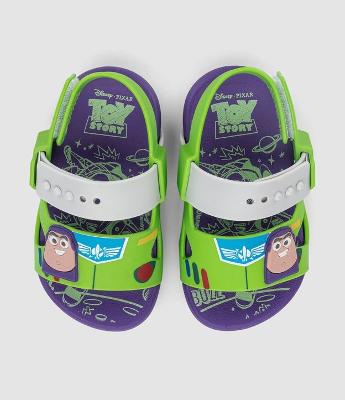 Sandália Infantil com Aplique Buzz Lightyear – Tam 17 a 25