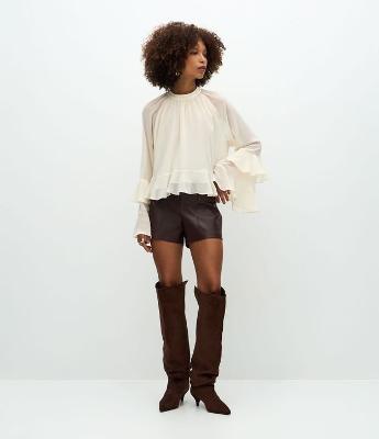 Short em PU com Cintinho para Amarração