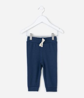 Calça Infantil com Cordão Decorativo – Tam 0 a 18 Meses