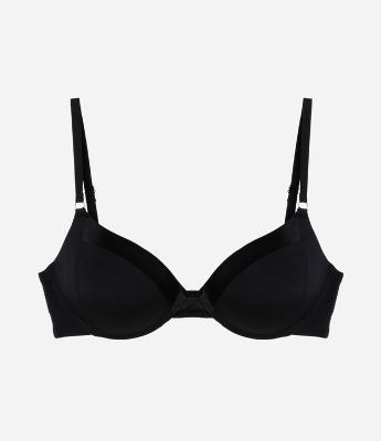 Sutiã Meia Taça em Microfibra com Bojo e com Aro