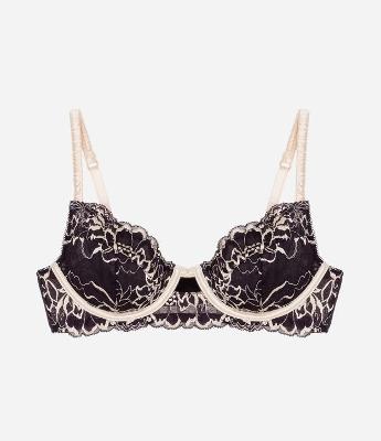 Sutiã com Aro Sem Bojo em Renda Floral