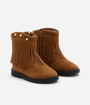 Bota Infantil Western com Franjas – Tam 20 a 25