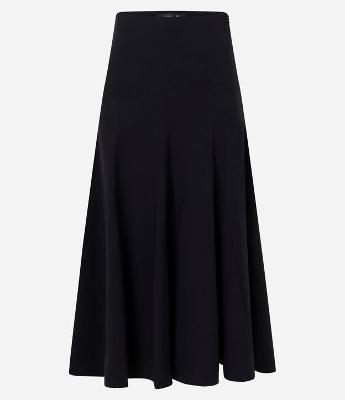 Saia Longa com Recortes e Cós Estruturado