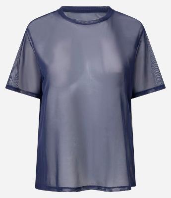 Camiseta Oversized Esportiva de Tule