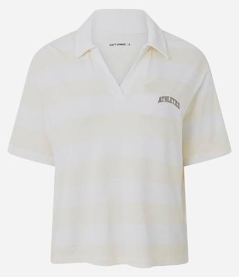 Camiseta Polo Esportiva em Piquet com Bordado Athletics