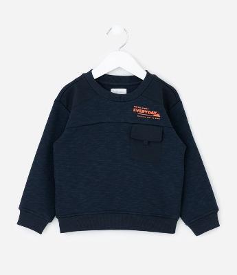 Casaco Infantil com Bolso Lapela – Tam 1 a 5/6 Anos