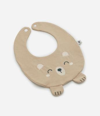 Babador Infantil com Ursinho 3D – Tam U