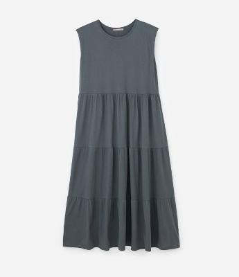 Vestido New Midi em Algodão com Babado Curve e Plus