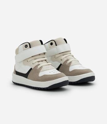 Tênis Infantil Abotinado com Velcro e Cadarço – Tam 20 a 27