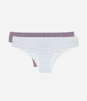 Kit 02 Calcinhas Biquíni Sem Costura Trifil