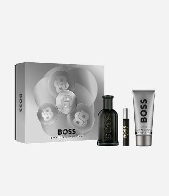 Boss Kit Hugo Boss Bottled Parfum 100ml + Pen Spray 10ml + Gel de banho 100ml
