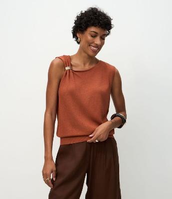 Blusa em Tricô com Detalhe na Gola