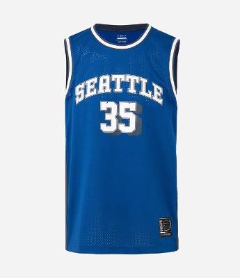 Regata Esportiva de Basquete com Tecnologia Dry e Estampa Lettering Seattle