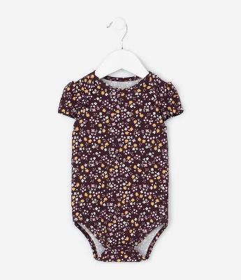 Body Infantil com Floral Liberty – Tam 0 a 18 Meses