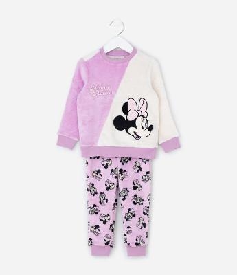 Pijama Infantil com Estampa Minnie e Calça Soft – Tam 2 a 6 Anos
