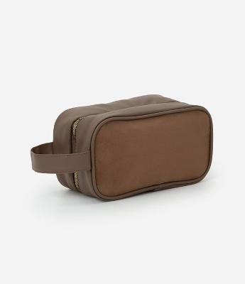 Necessaire Grande com Divisórias Internas e Alça Lateral