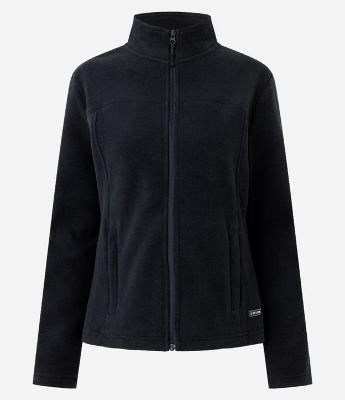 Jaqueta Pesada Esportiva em Fleece com Gola Alta