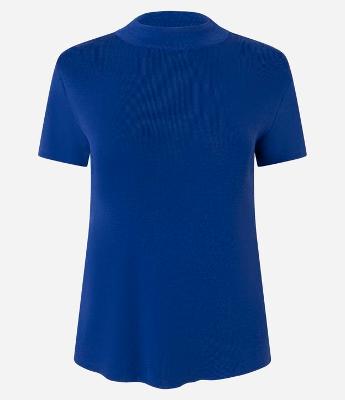 Blusa Básica em Tricô com Golinha