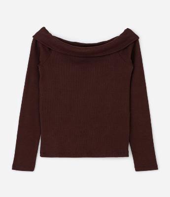 Blusa Infantil com Decote Ombro a Ombro – Tam 5 a 16 Anos