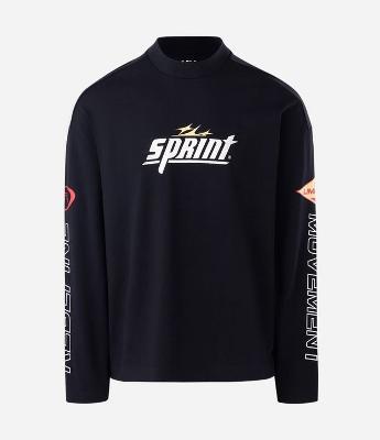 Camiseta Manga Longa em Algodão com Lettering Redefine Movement