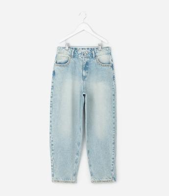Calça Balloon Infantil em Jeans – Tam 5 a 16 Anos