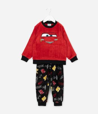 Pijama Infantil Relâmpago McQueen com Calça Estampada – Tam 2 a 8 Anos