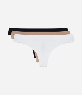 Kit 03 Calcinhas Biquíni Fio Seamless