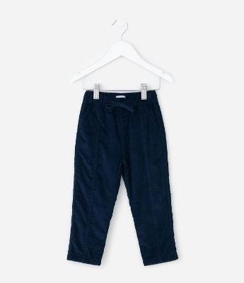 Calça Infantil em Veludo com Cós Elástico – Tam 1 a 5 Anos